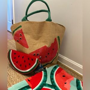Watermelon Beach Bag Set